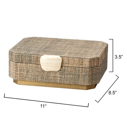 Eden Woven Raffia Box 3 Eden Woven Raffia Box