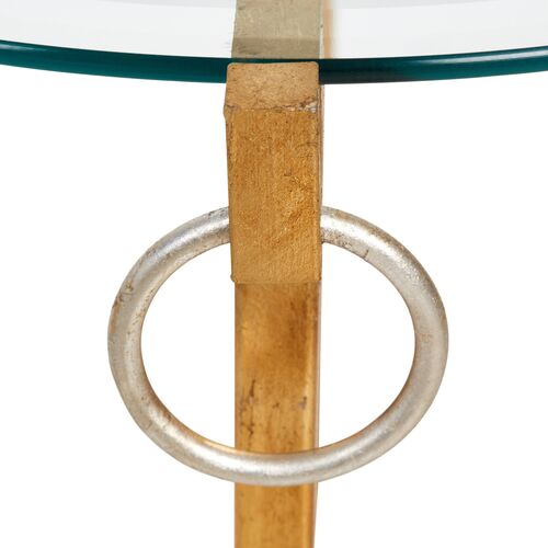 Bristol Equestrian Side Table, Gold 2 Bristol Equestrian Side Table, Gold