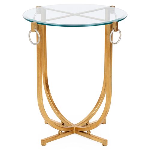 Bristol Equestrian Side Table, Gold 4 Bristol Equestrian Side Table, Gold