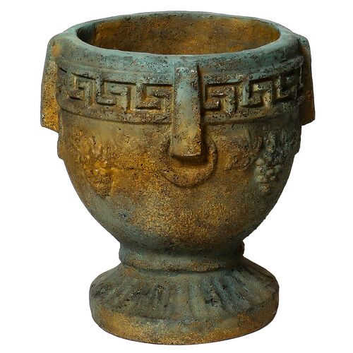 14" Grecian Urn, Deep Sea