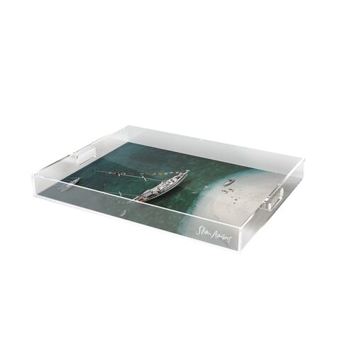 Slim Aarons, Charter Ketch Acrylic Tray