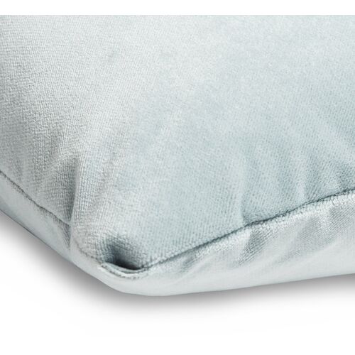 Ada Long Lumbar Pillow, Sky Blue Velvet 2 Ada Long Lumbar Pillow, Sky Blue Velvet