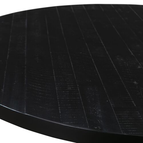 Henrik Rope Round Dining Table, Black 4 Henrik Rope Round Dining Table, Black
