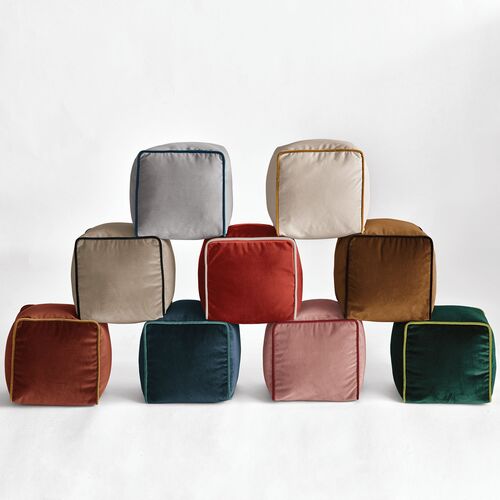 Nova 10x10 Cube Velvet Pillow 3 Nova 10x10 Cube Velvet Pillow