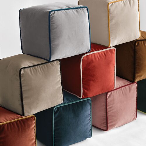 Nova 10x10 Cube Velvet Pillow 4 Nova 10x10 Cube Velvet Pillow