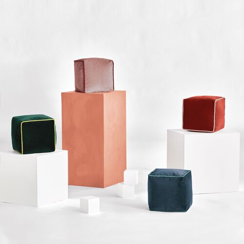 Nova 10x10 Cube Velvet Pillow 5 Nova 10x10 Cube Velvet Pillow