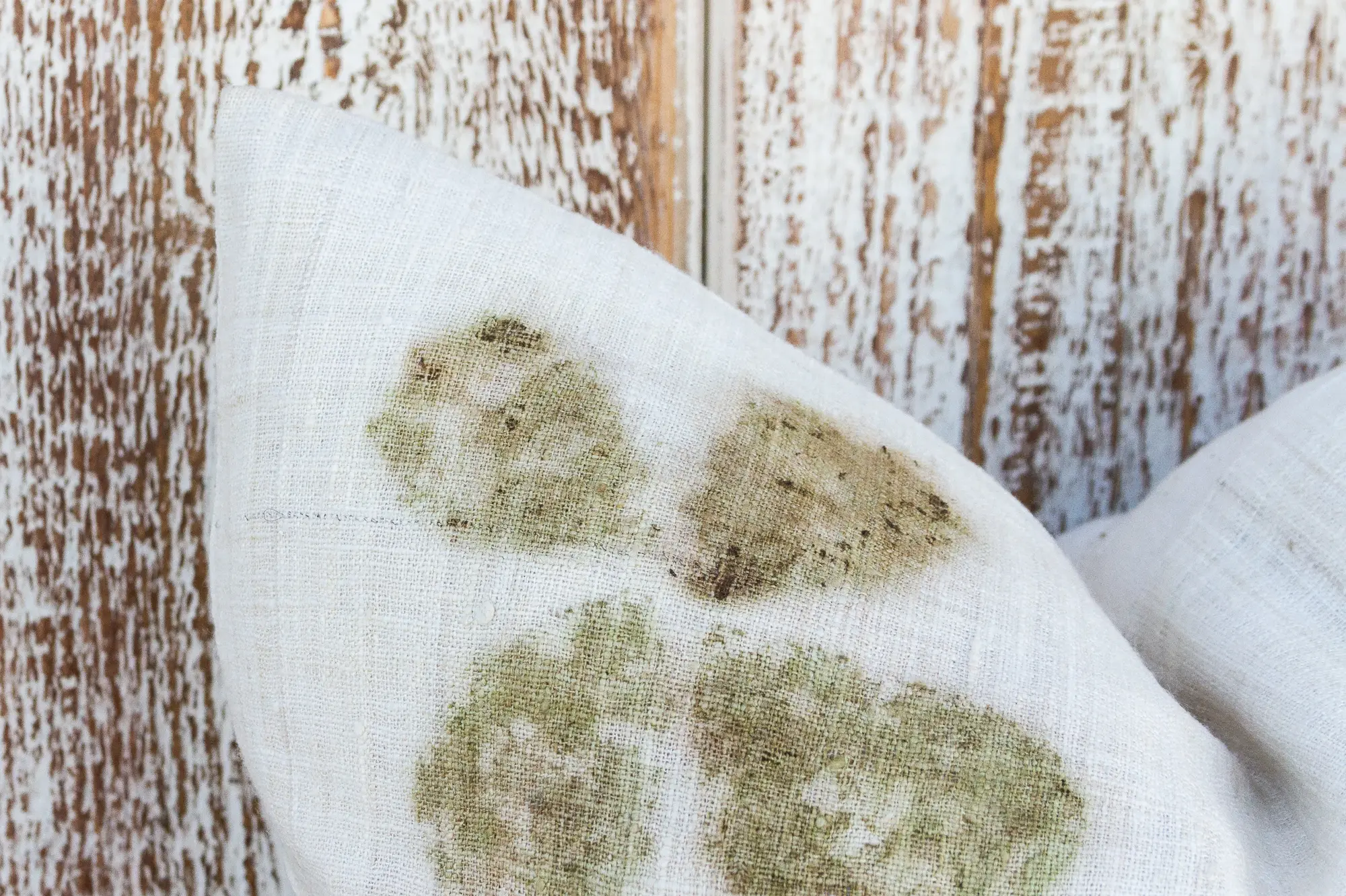 Lemla Leaf Printed Organic Silk Pillow 4 Lemla Leaf Printed Organic Silk Pillow