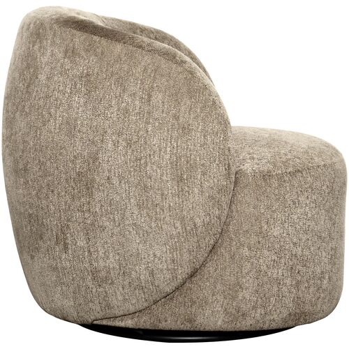 Yarina Velvet Swivel Chair, Hemp 3 Yarina Velvet Swivel Chair, Hemp