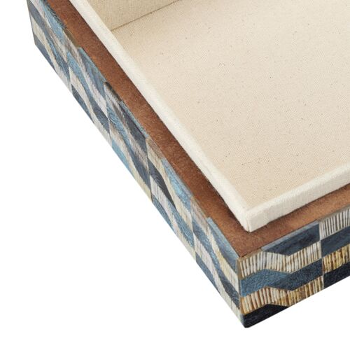S/2 Ezra Boxes, Blue 5 S/2 Ezra Boxes, Blue