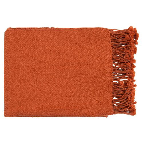 Bold Throw, Burnt Orange 1 Bold Throw, Burnt Orange