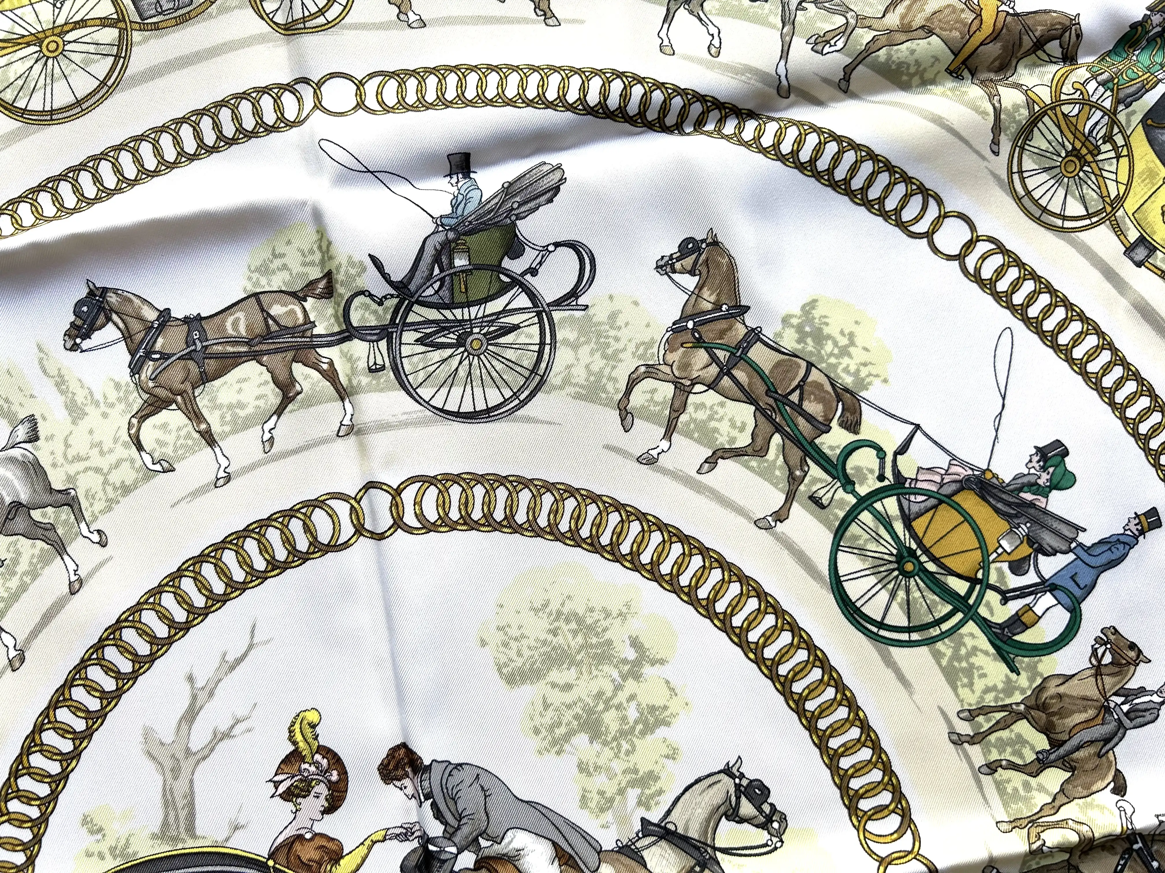 Hermes La Promenade de Longchamps Scarf 2 Hermes La Promenade de Longchamps Scarf
