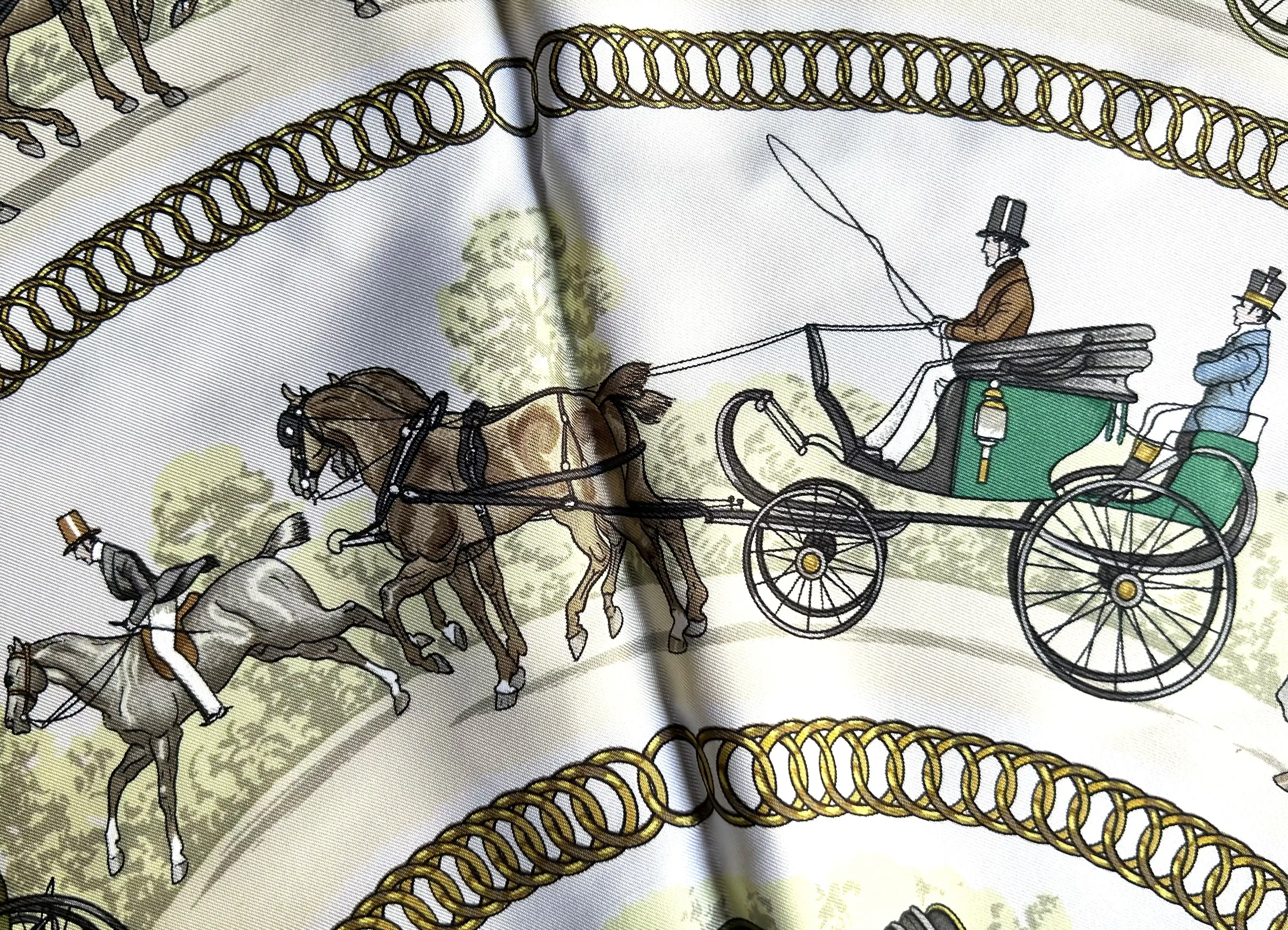 Hermes La Promenade de Longchamps Scarf 3 Hermes La Promenade de Longchamps Scarf