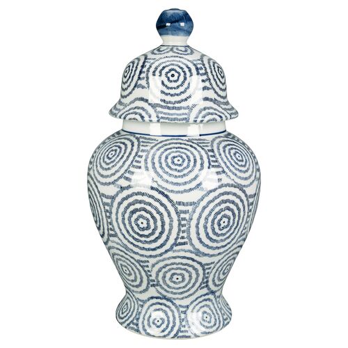 15" Blue & White Ginger Jar 1 15" Blue & White Ginger Jar