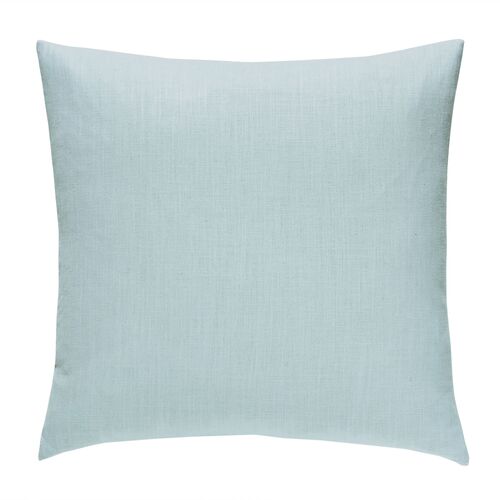 Calypso Handpainted Seaside Pillow, White/Blue 2 Calypso Handpainted Seaside Pillow, White/Blue