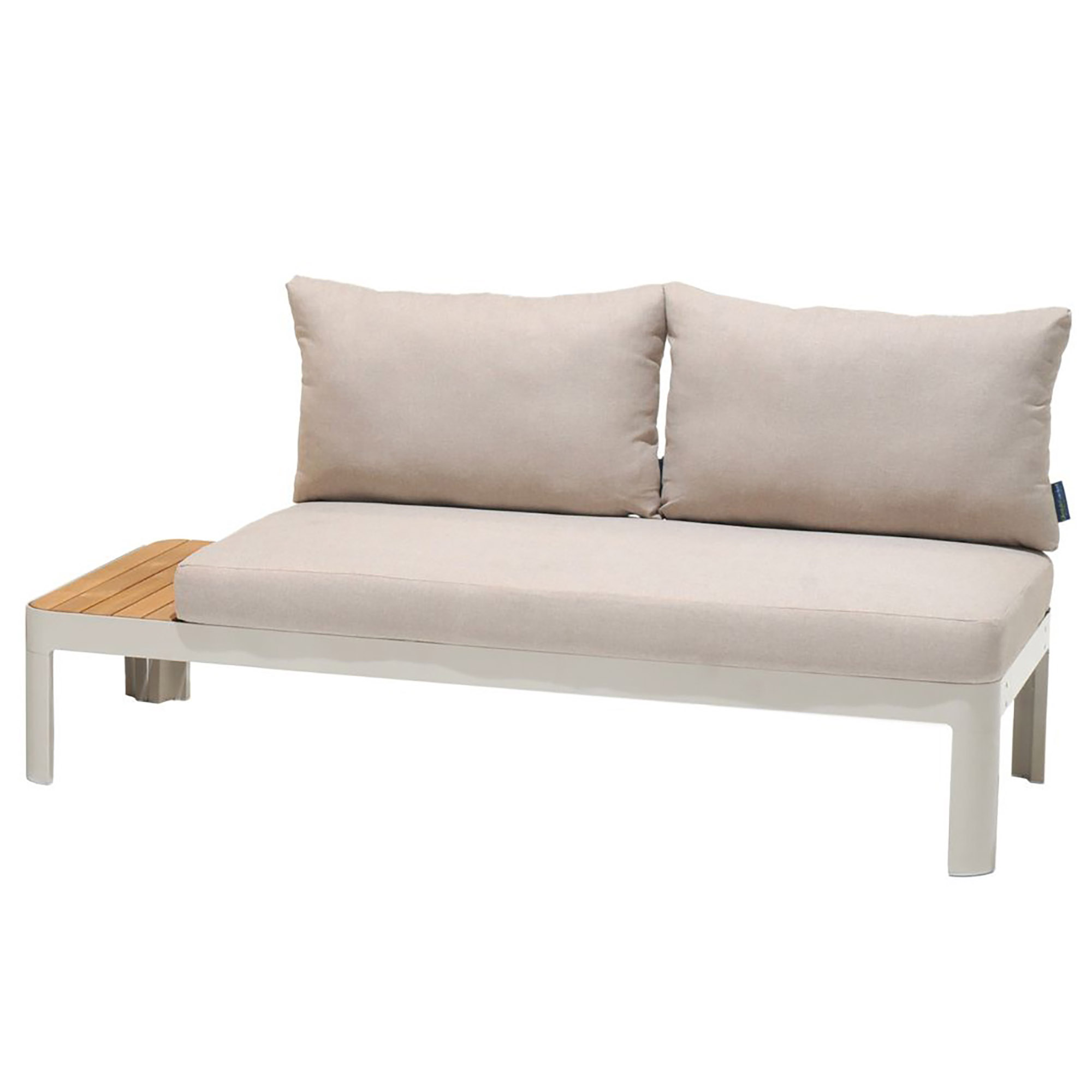 Dalston Outdoor Teak/Aluminum Sofa