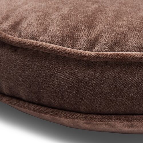 Claire 16x16 Disc Pillow, Caf¨¦ Velvet 3 Claire 16x16 Disc Pillow, Caf¨¦ Velvet