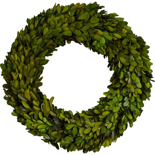 14" Preserved Boxwood Wreath