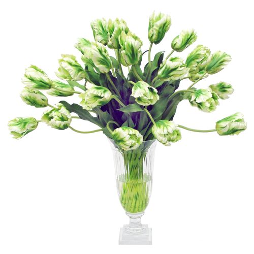27" Parrot Tulip Arrangement, Faux 1 27" Parrot Tulip Arrangement, Faux