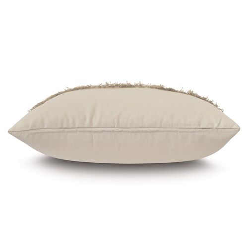 Mila 20x20 Outdoor Pillow, Oyster 3 Mila 20x20 Outdoor Pillow, Oyster
