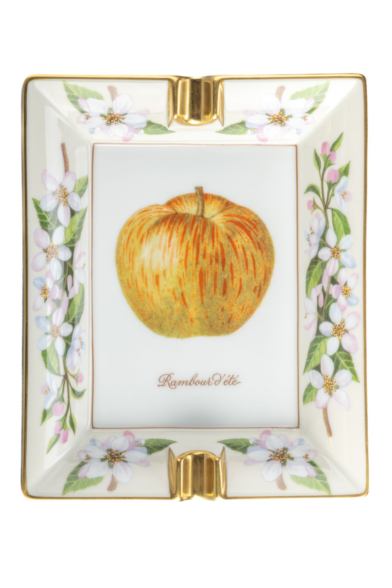 Hermes Apple White Porcelain Ashtray 1 Hermes Apple White Porcelain Ashtray