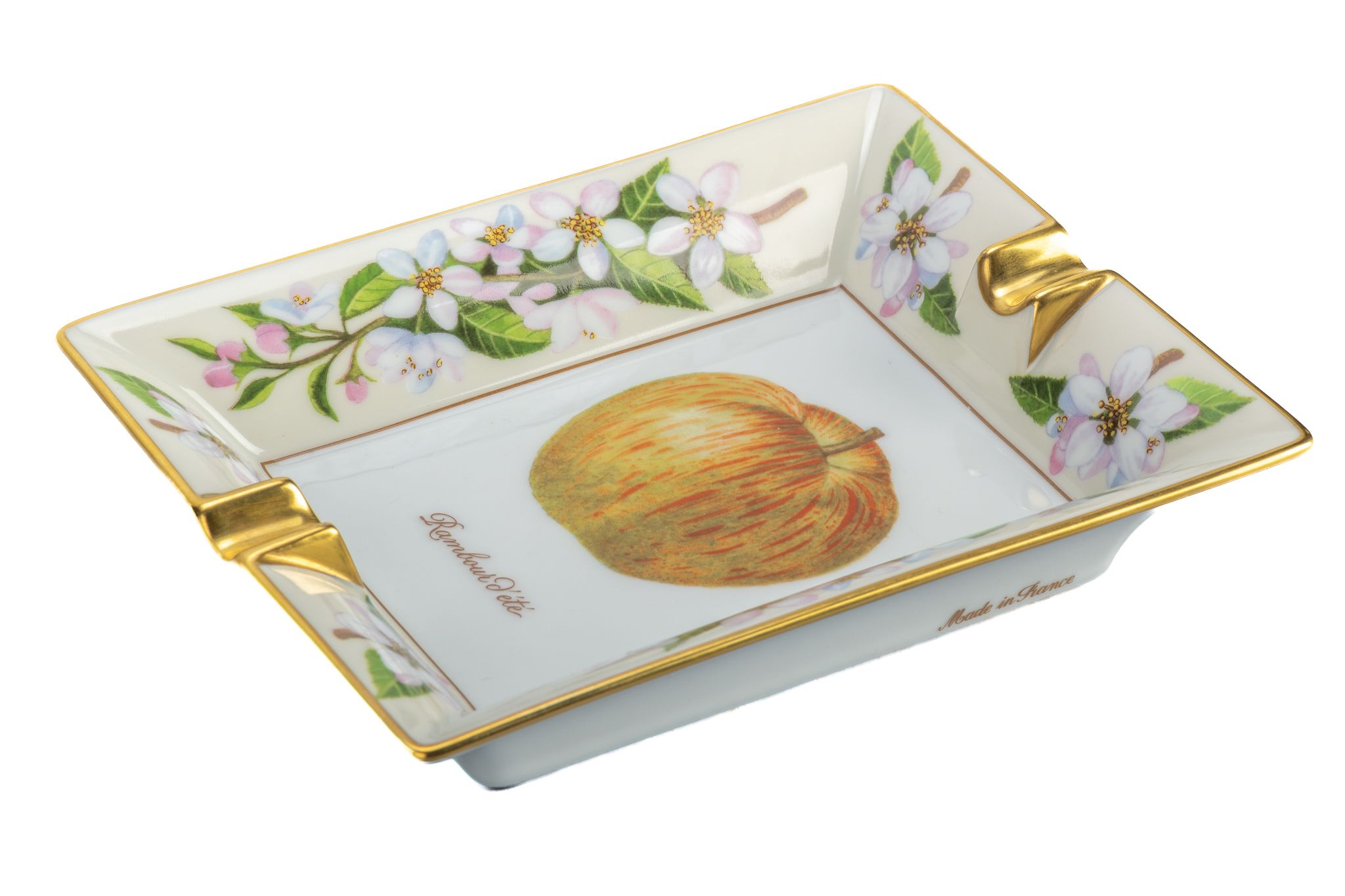 Hermes Apple White Porcelain Ashtray 2 Hermes Apple White Porcelain Ashtray