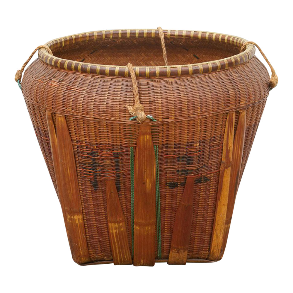Usually Large Vietnamese Antique Basket 1 Usually Large Vietnamese Antique Basket