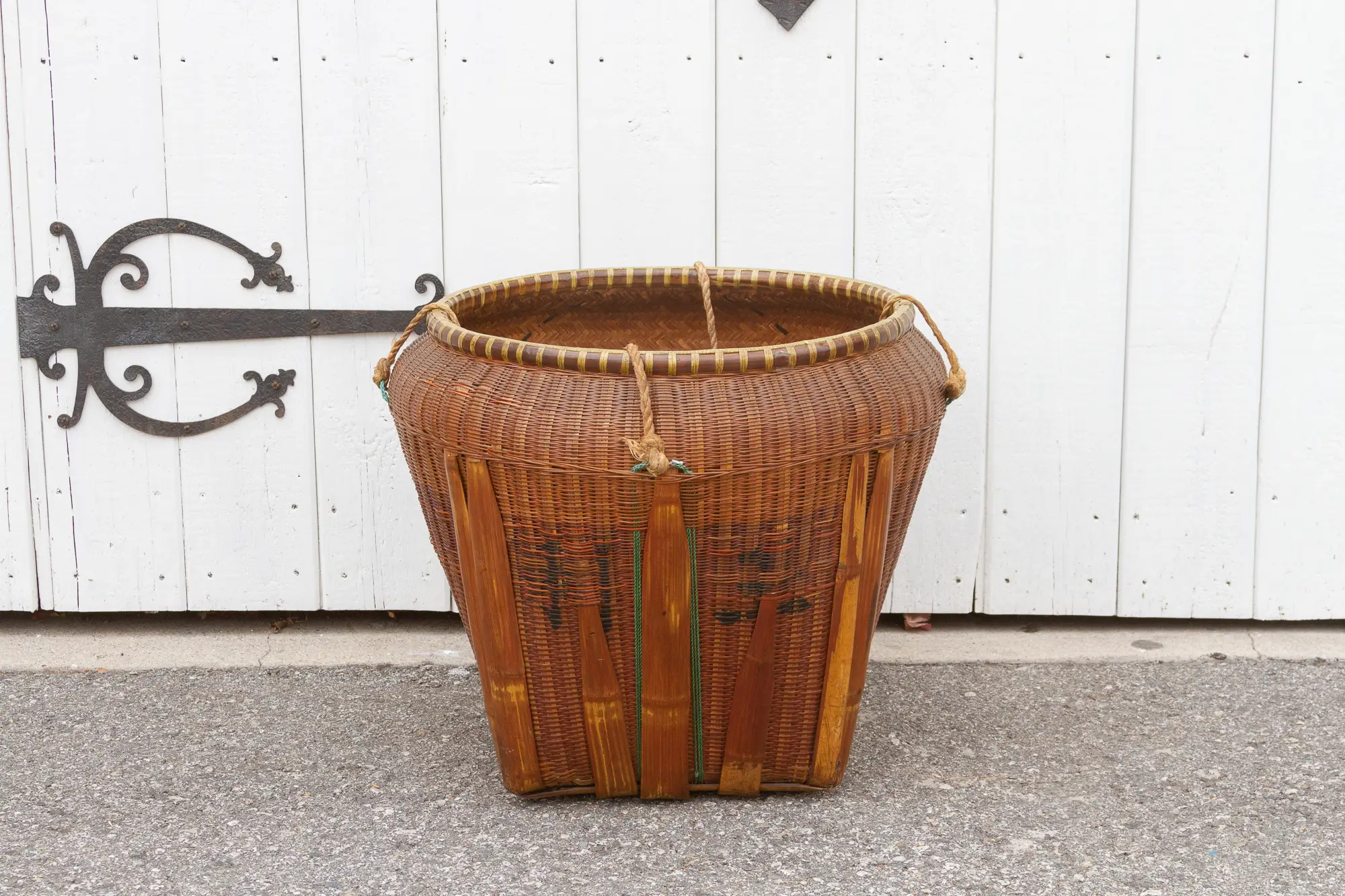 Usually Large Vietnamese Antique Basket 3 Usually Large Vietnamese Antique Basket