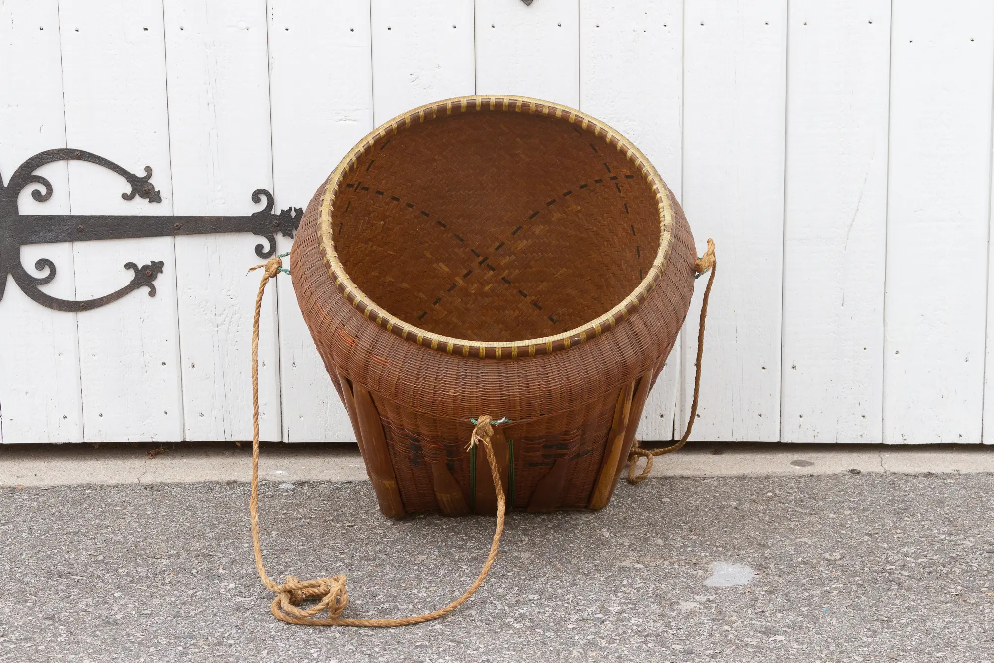 Usually Large Vietnamese Antique Basket 6 Usually Large Vietnamese Antique Basket