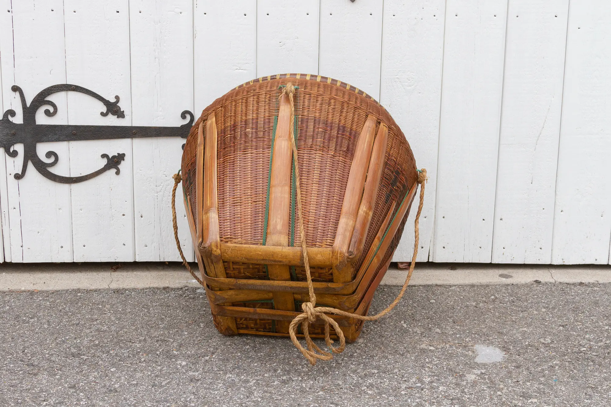 Usually Large Vietnamese Antique Basket 7 Usually Large Vietnamese Antique Basket