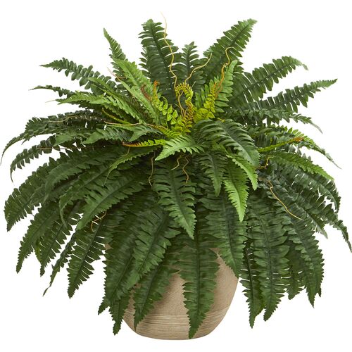 22" Faux Fern Plant 1 22" Faux Fern Plant