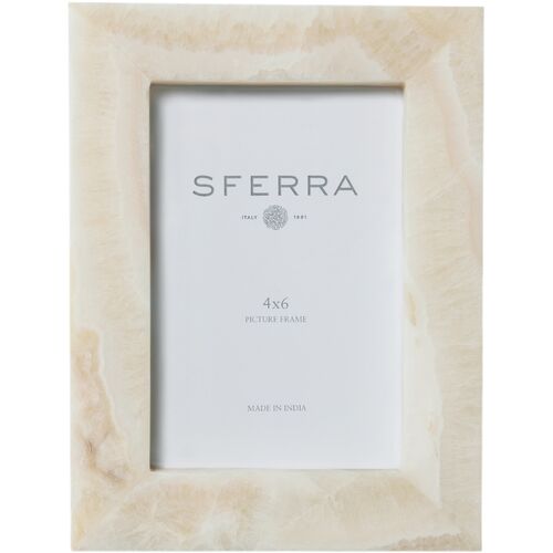 Valdina Photo Frame, Creamy Onyx 1 Valdina Photo Frame, Creamy Onyx