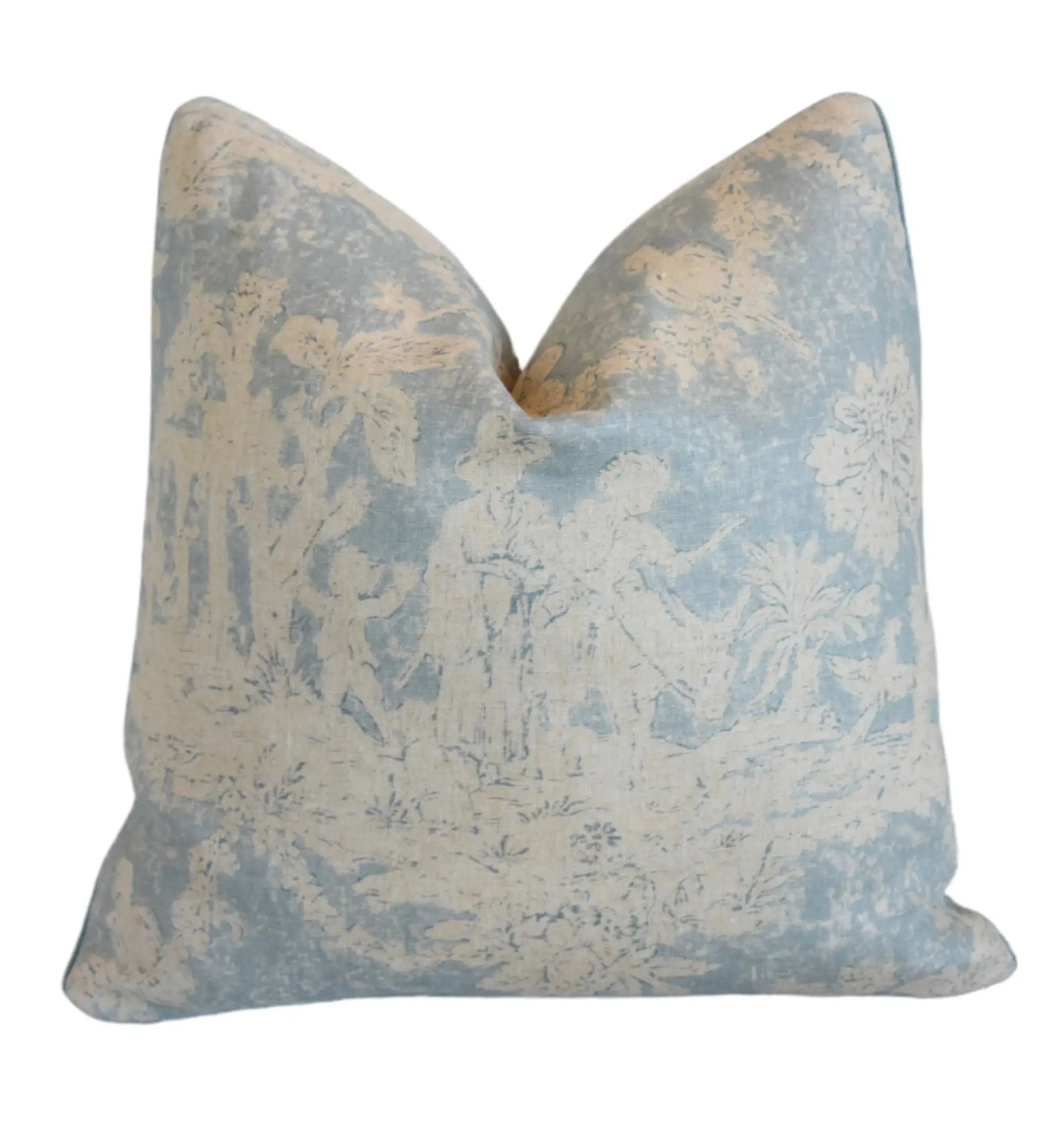 Rose Cummings Romantic Toile Pillow 1 Rose Cummings Romantic Toile Pillow