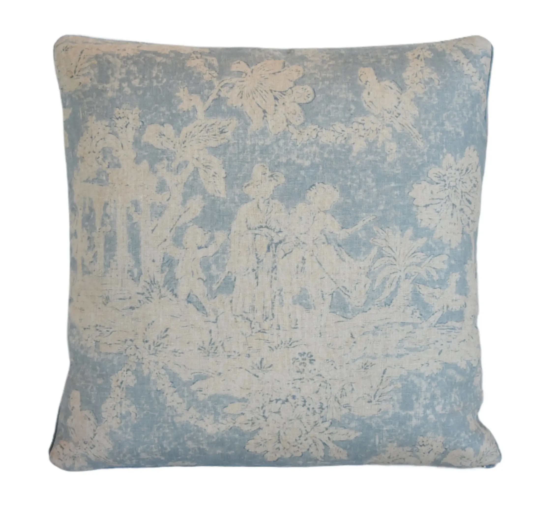 Rose Cummings Romantic Toile Pillow 4 Rose Cummings Romantic Toile Pillow
