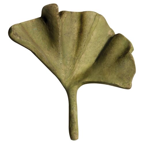 11" Ginko Leaf, Green 1 11" Ginko Leaf, Green