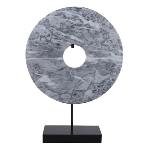 Disk Statue, Gray Jade 1 Disk Statue, Gray Jade