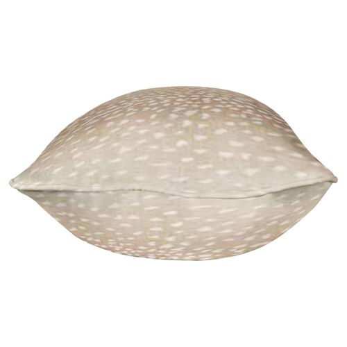 Doeskin 12x20 Lumbar Pillow, Blush/White 2 Doeskin 12x20 Lumbar Pillow, Blush/White