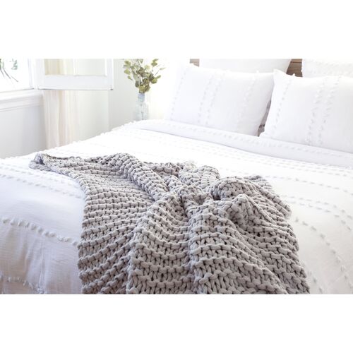 Finn Throw, Gray 2 Finn Throw, Gray