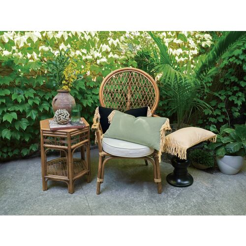 Bondi Lumbar Outdoor Pillow, Celdaon/Sand 4 Bondi Lumbar Outdoor Pillow, Celdaon/Sand