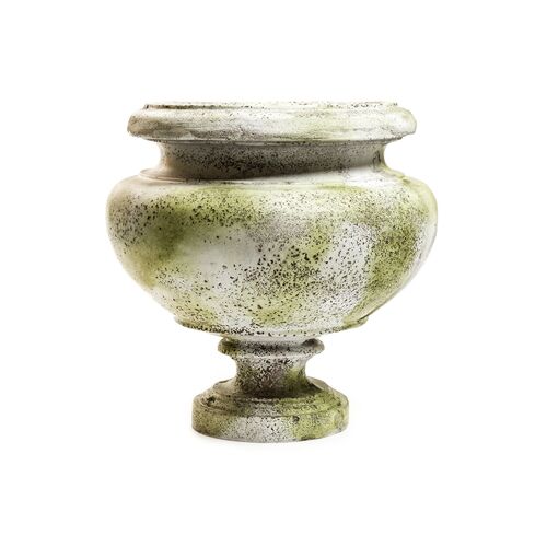 Valentino Urn, White Moss