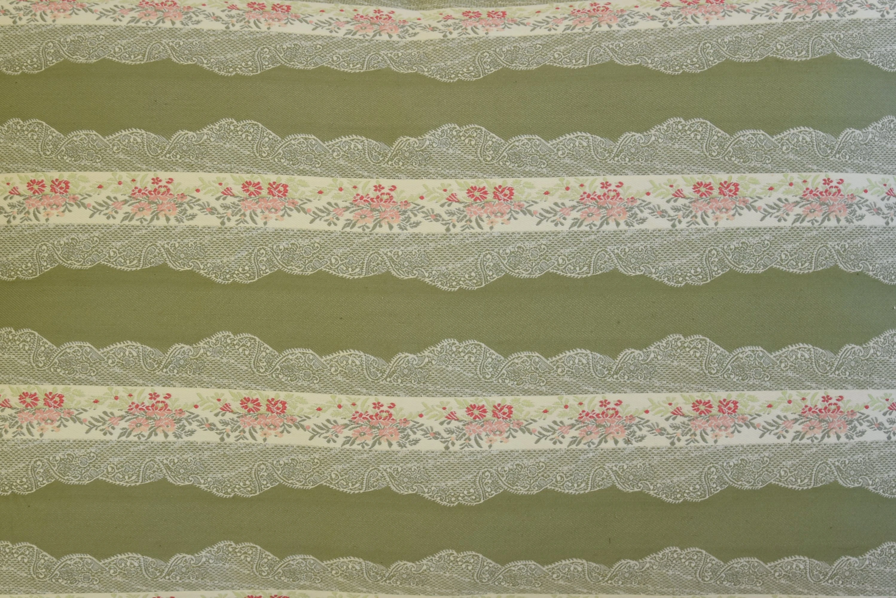 Scalamandr?? Floral Lampas Pillows, Pair 3 Scalamandr?? Floral Lampas Pillows, Pair