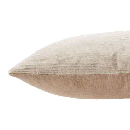 Joyce 22x22 Pillow, Cream/Gold 3 Joyce 22x22 Pillow, Cream/Gold