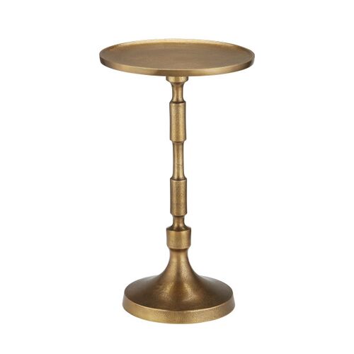 Pascal Accent/Drink Table, Gold 1 Pascal Accent/Drink Table, Gold