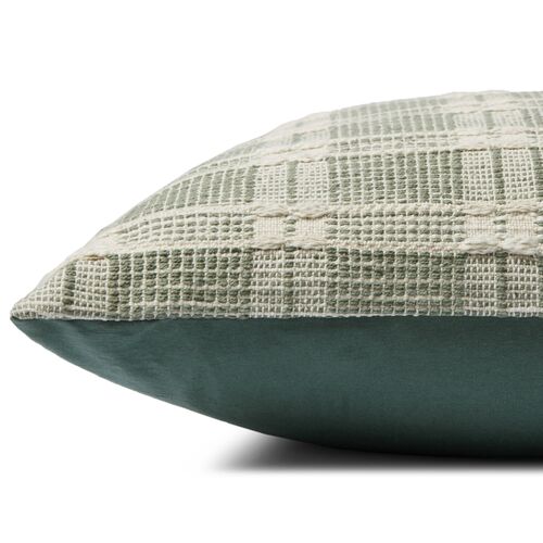 Madera 22x22 Pillow, Green 2 Madera 22x22 Pillow, Green