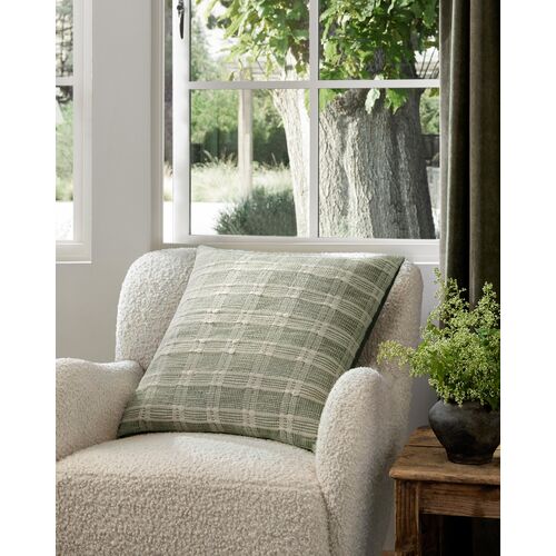 Madera 22x22 Pillow, Green 4 Madera 22x22 Pillow, Green