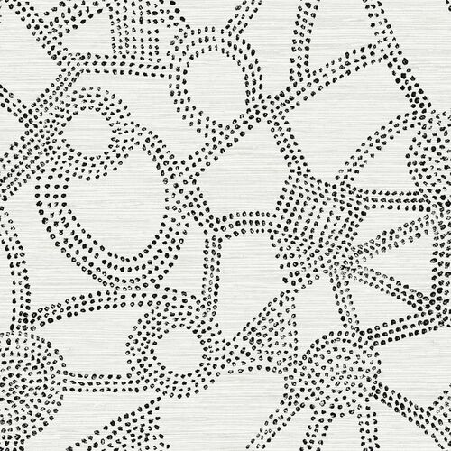 Amhara Wallpaper, Black/White