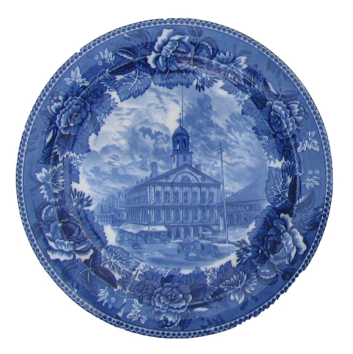 Wedgewood Blue & White Transferware S/3 4 Wedgewood Blue & White Transferware S/3