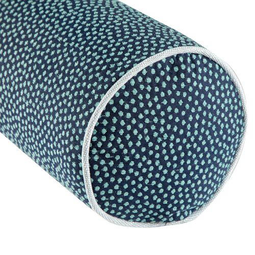 Trixie Outdoor Bolster Pillow, Mist Dots 3 Trixie Outdoor Bolster Pillow, Mist Dots