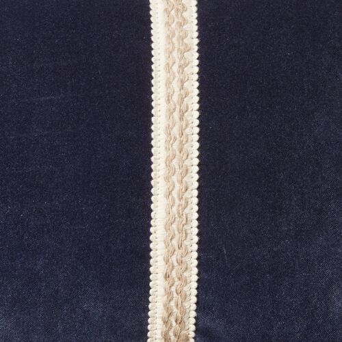 Mallory 12x23 Lumbar Pillow, Navy Velvet 2 Mallory 12x23 Lumbar Pillow, Navy Velvet