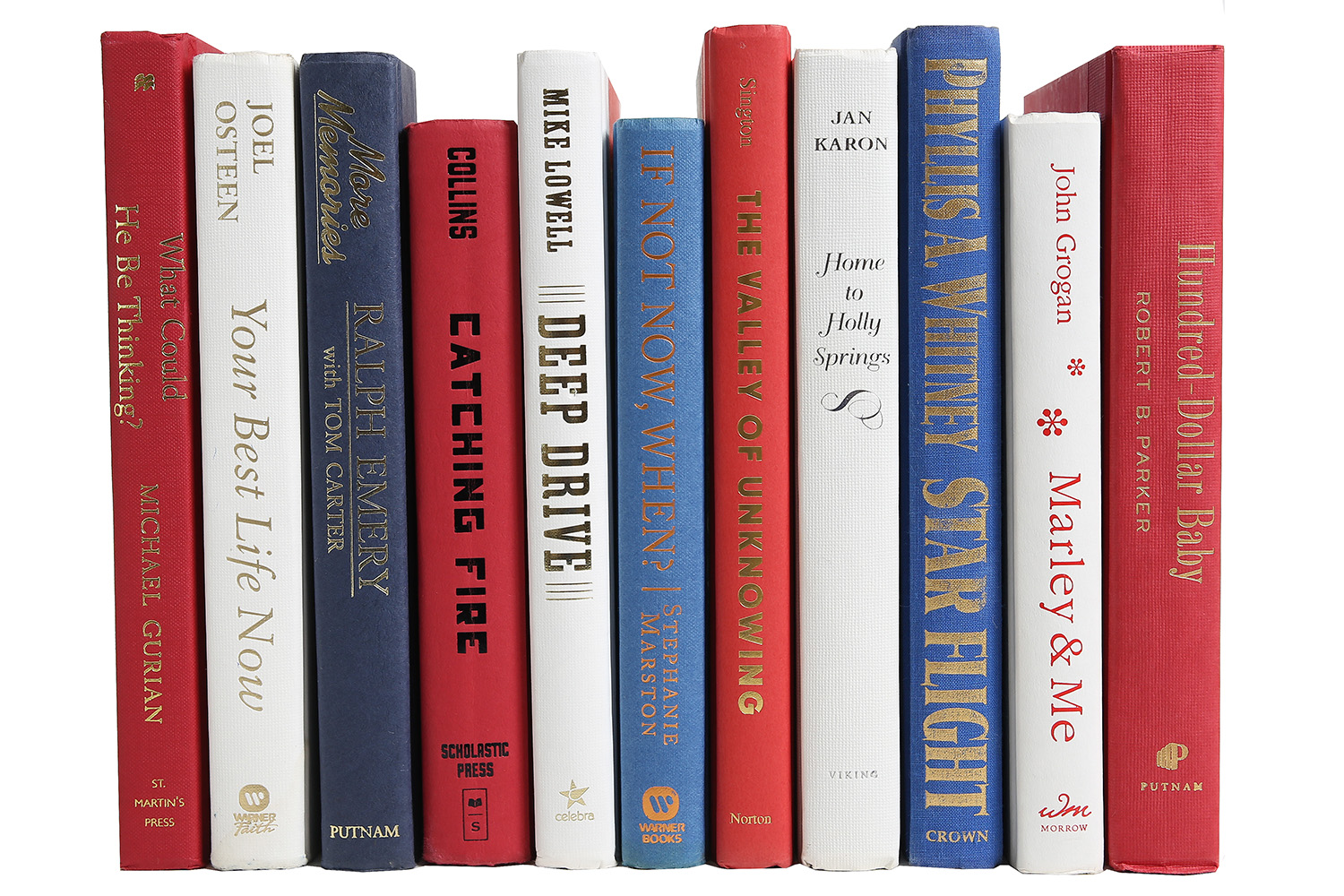 Americana Decorative Books by the Foot Bundle, Red and Blue 2 Americana Decorative Books by the Foot Bundle, Red and Blue