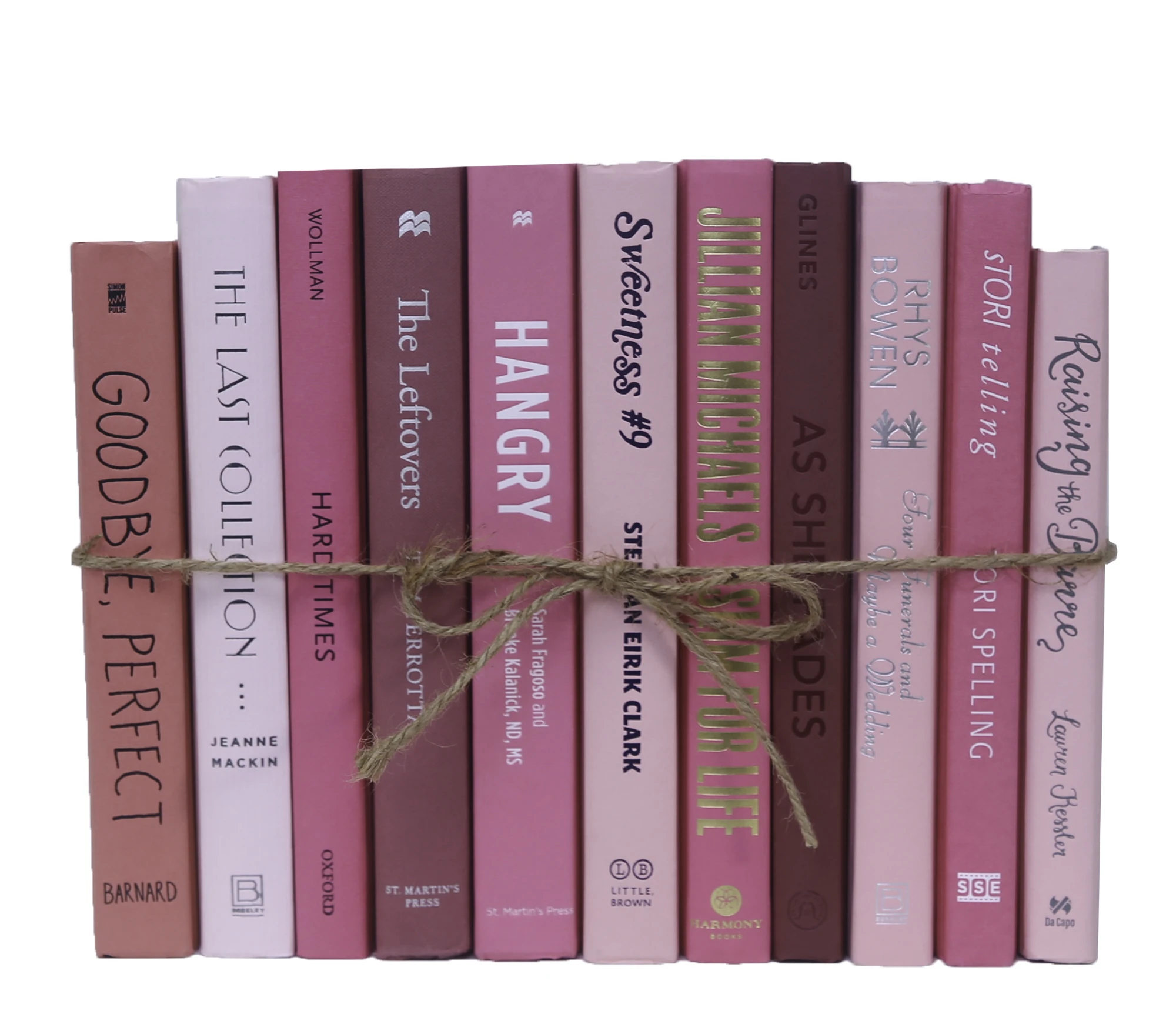 1-Foot Modern Book Bundle, Pink 1 1-Foot Modern Book Bundle, Pink